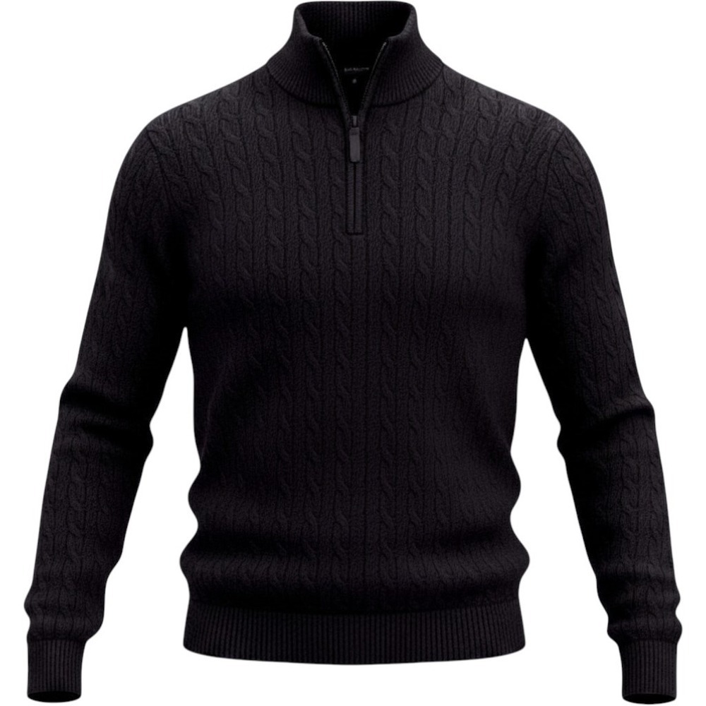 J.Crew Mens 100% Lambswool Quarter Zip Sweater Hunter Green 98322 Small